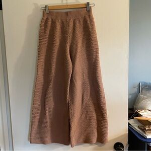 Wide Leg Knit Pant